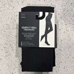 Simply Vera Vera Wang Semi-Opaque Black Tights
